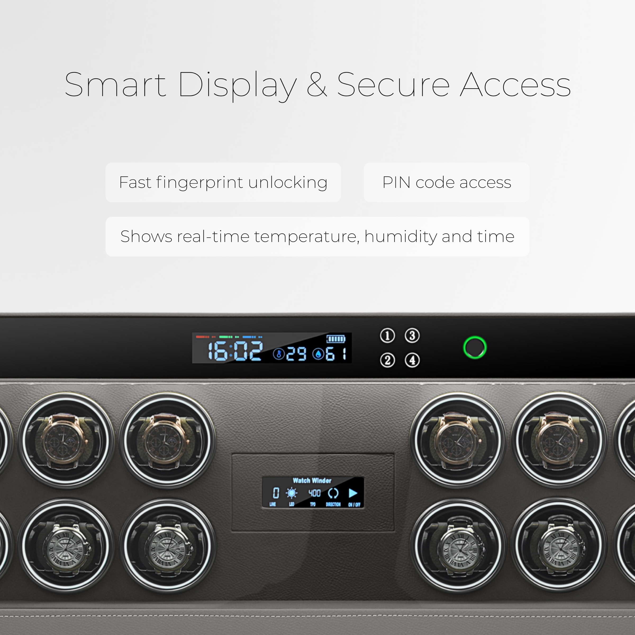 Watch Winder 12 — Smart display